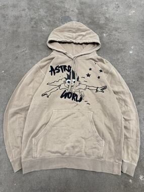 ASTROWORLD TRAVIS SCOTT LOOK MOM I CAN FLY HYPE HOODIE MEDIUM